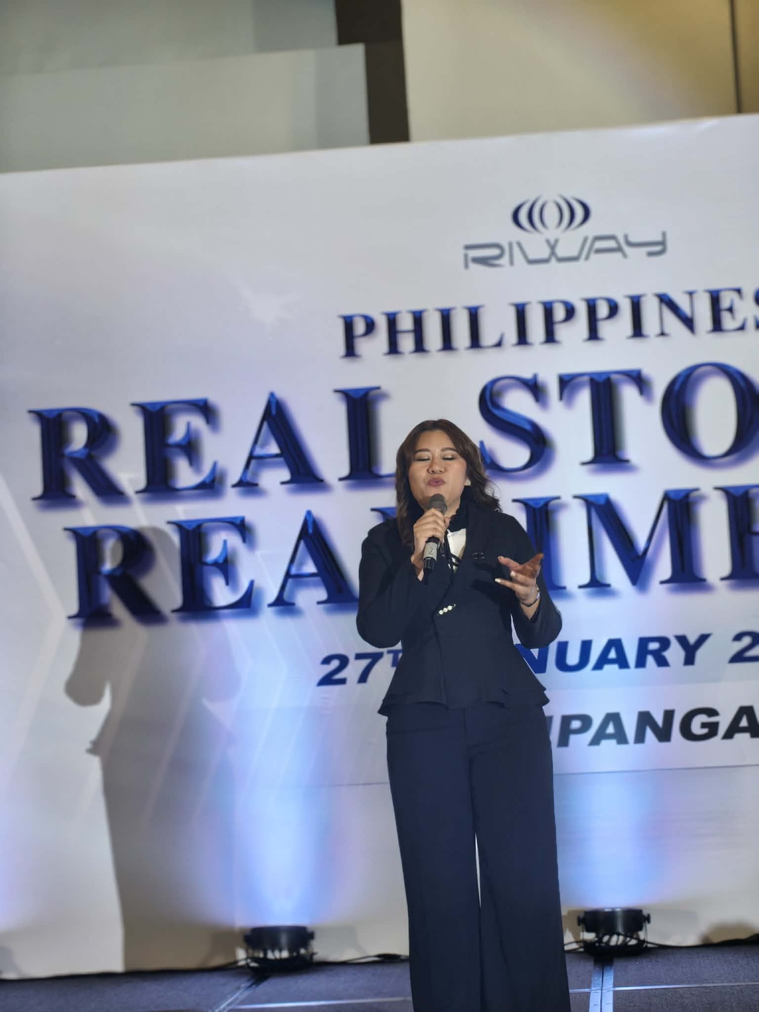Vanessa Roces speaking at an event